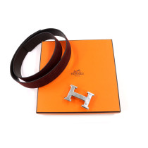 Hermes Cintura Pelle Marrone e Bordeaux