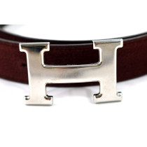 Hermes Cintura Pelle Marrone e Bordeaux
