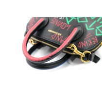 Balenciaga Ville Graffiti Pelle Nera