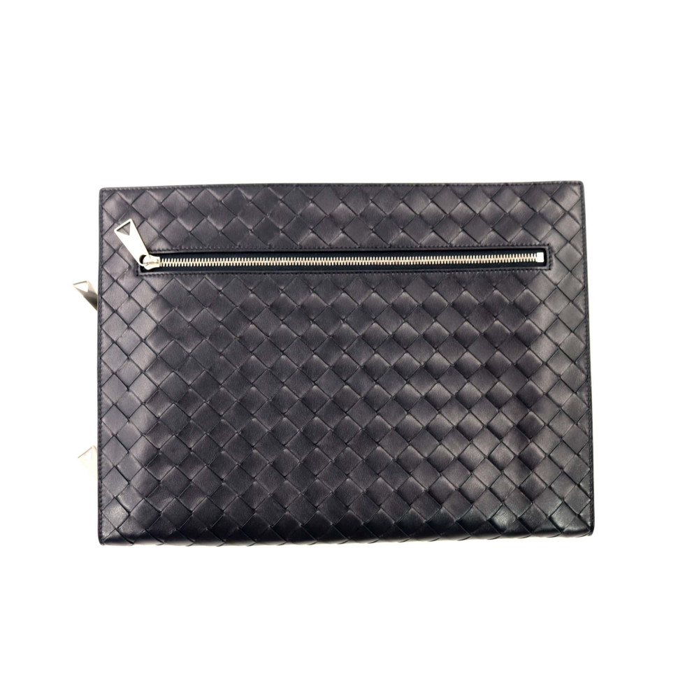 Bottega Veneta Pochette Pelle Blu