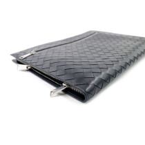 Bottega Veneta Pochette Pelle Blu