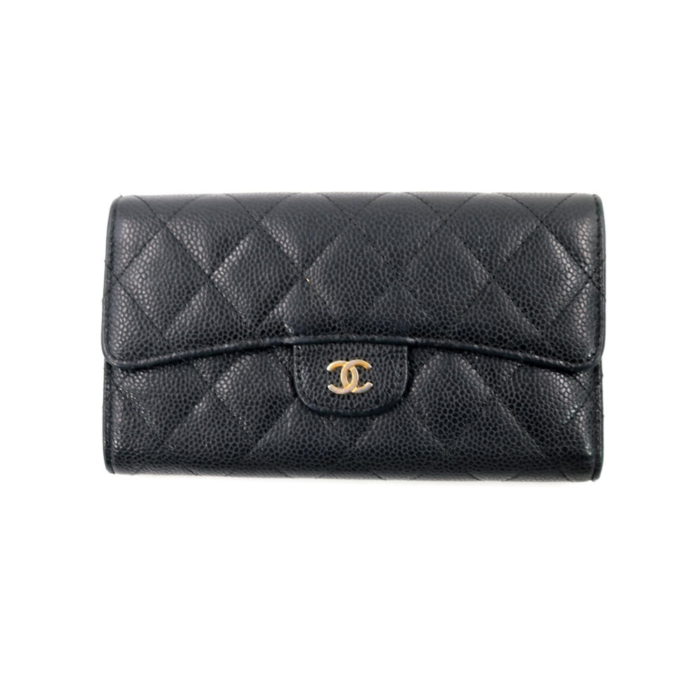 Chanel Portafoglio Pelle Nera