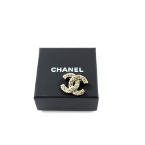 Chanel Spilla Metallo Argento