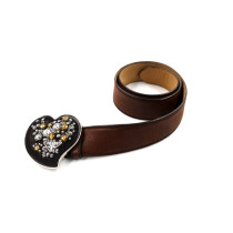 Prada Cintura Edizione Speciale Pelle Marrone