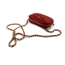 Chanel Tracollina Pelle Rossa