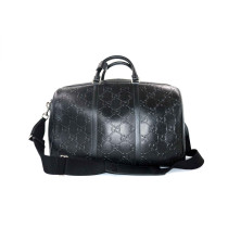 Gucci Borsone da Viaggio Pelle Nera
