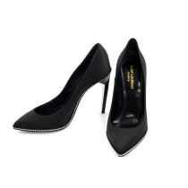 Saint Laurent Decollete Seta Nera