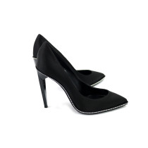 Saint Laurent Decollete Seta Nera