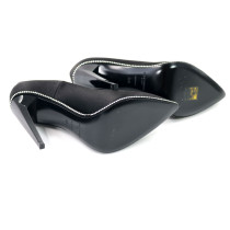 Saint Laurent Decollete Seta Nera