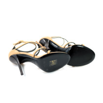 Saint Laurent Sandali Cassandra Pelle Marrone