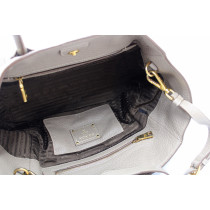 Prada Shopper Cervo Tortora