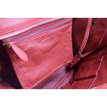 Celine Luggage Grande Pelle Rossa