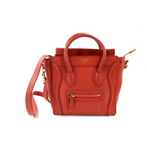 Celine Luggage Pelle Rossa