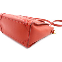 Celine Luggage Pelle Rossa