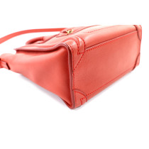 Celine Luggage Pelle Rossa
