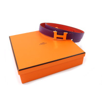 Hermes Cintura Pelle Viola e Rossa