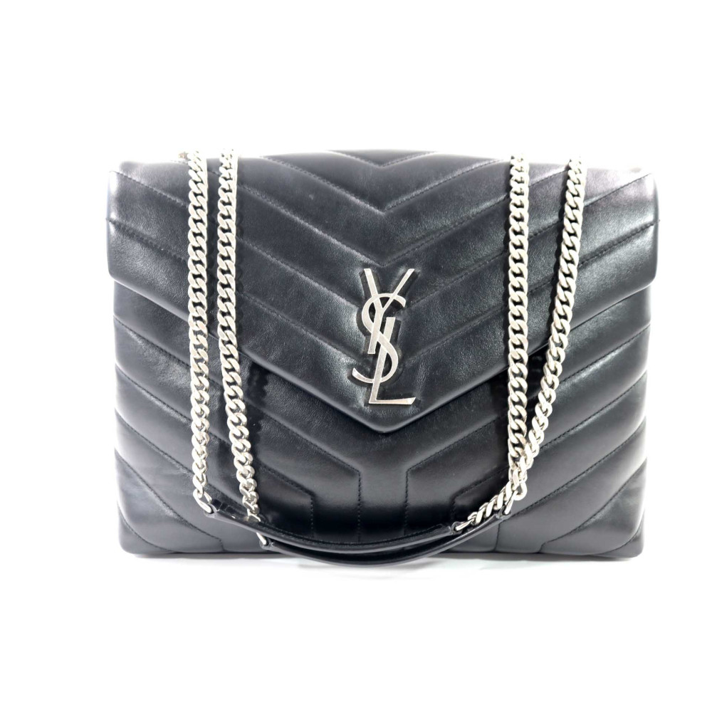 Saint Laurent Lou Lou M Pelle Nera