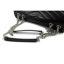 Saint Laurent Lou Lou M Pelle Nera
