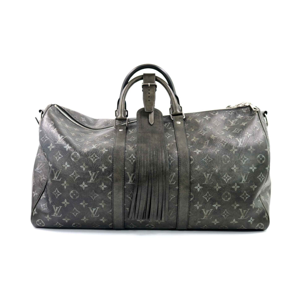 Louis Vuitton Borsone Pelle Grigia