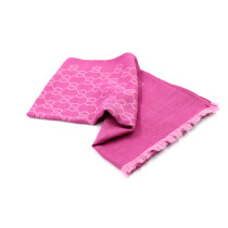 Gucci Stola Lana e Seta Rosa