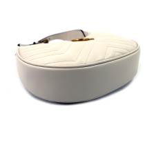 Gucci Marmont Hobo Pelle Bianca