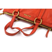 Miu Miu Shopping Pelle Arancio