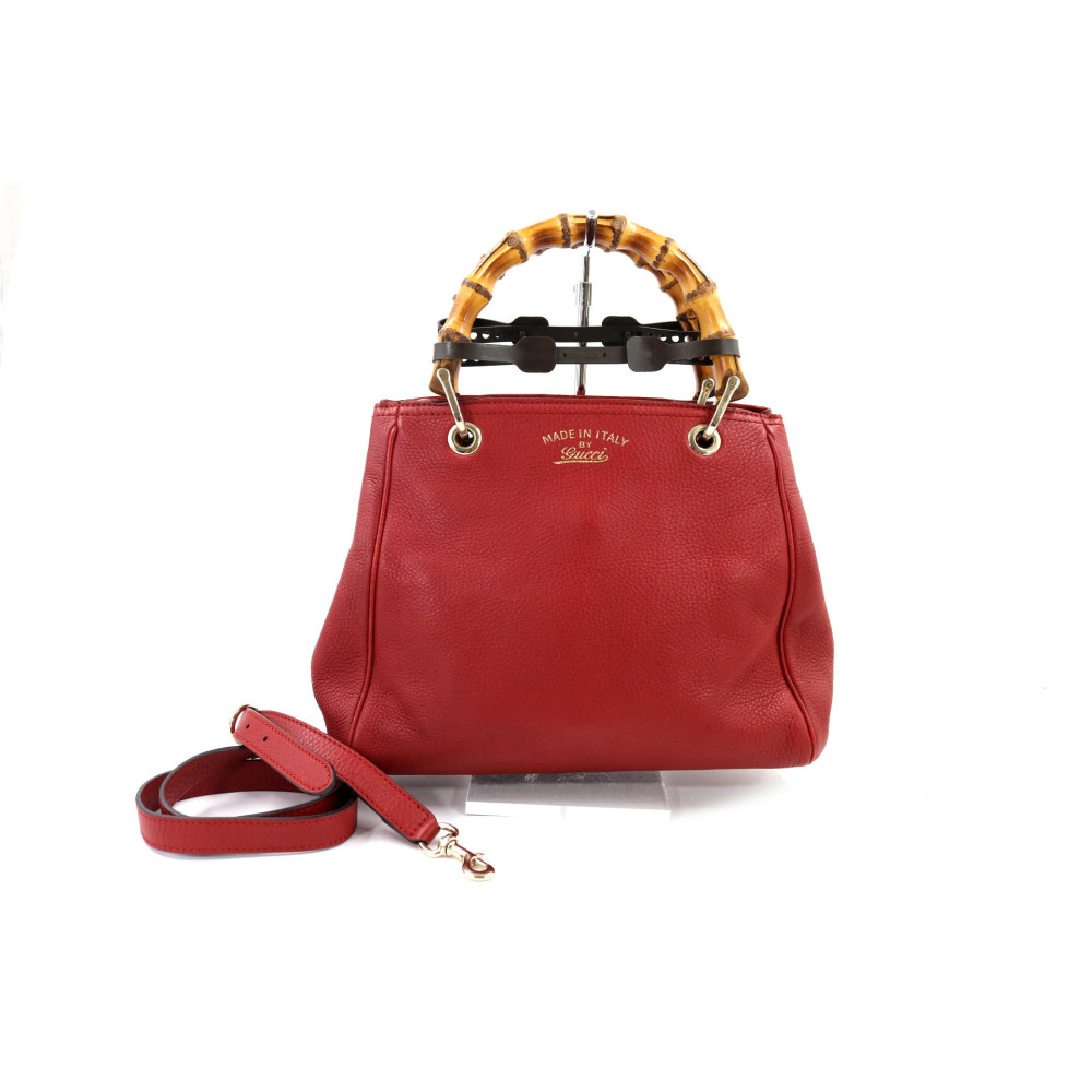 Gucci Bamboo Pelle Rossa