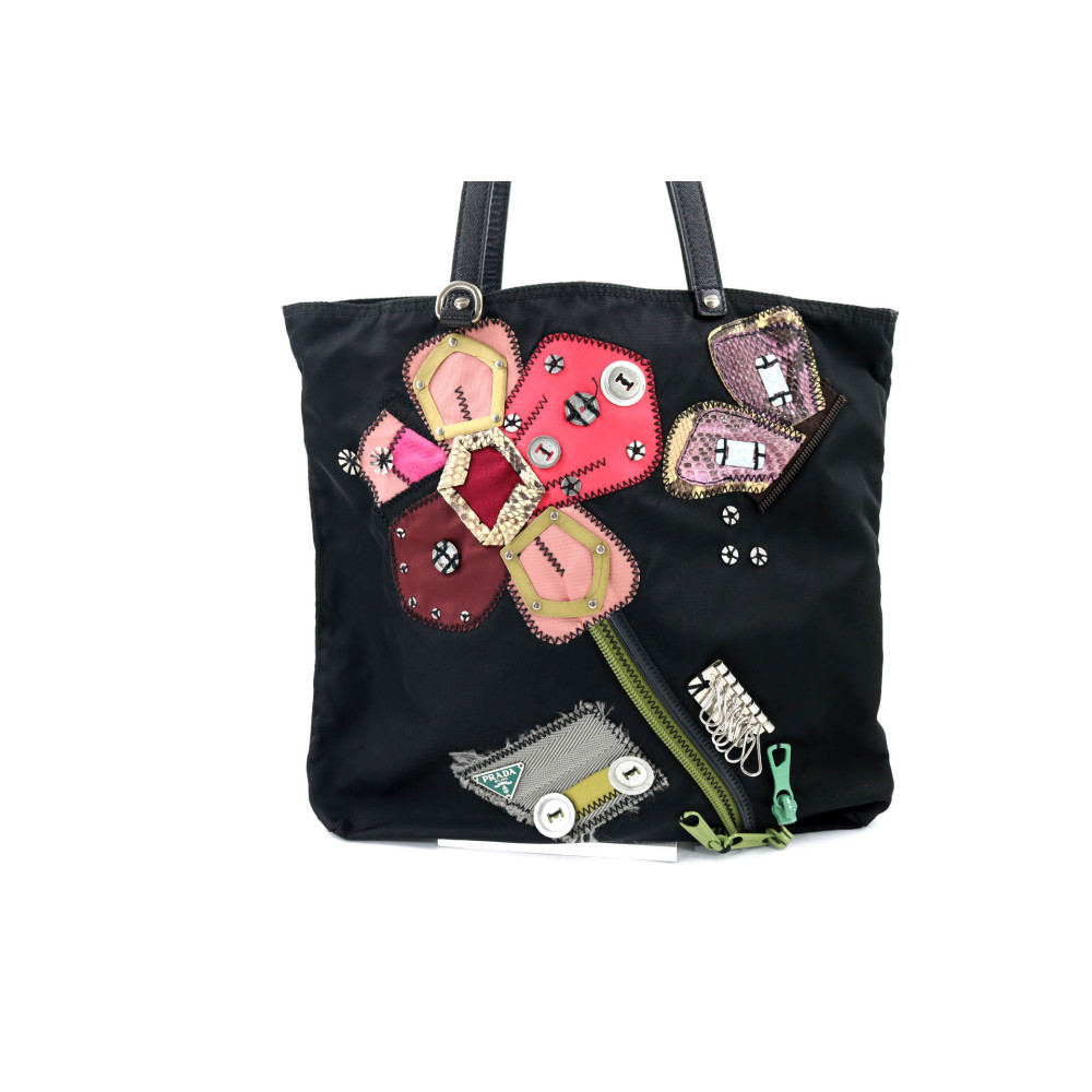 Prada Shopping Nylon Nero