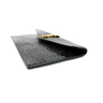 Saint Laurent Uptown Pochette Pelle Nera
