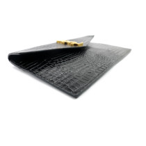 Saint Laurent Uptown Pochette Pelle Nera