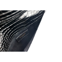 Saint Laurent Uptown Pochette Pelle Nera