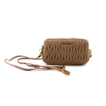 Miu Miu Tracolla Pelle Beige