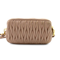 Miu Miu Tracolla Pelle Beige