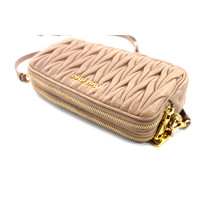 Miu Miu Tracolla Pelle Beige