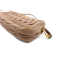 Miu Miu Tracolla Pelle Beige