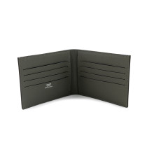 Hermes Portafoglio Citizen Will Compact Pelle Grigio Fango