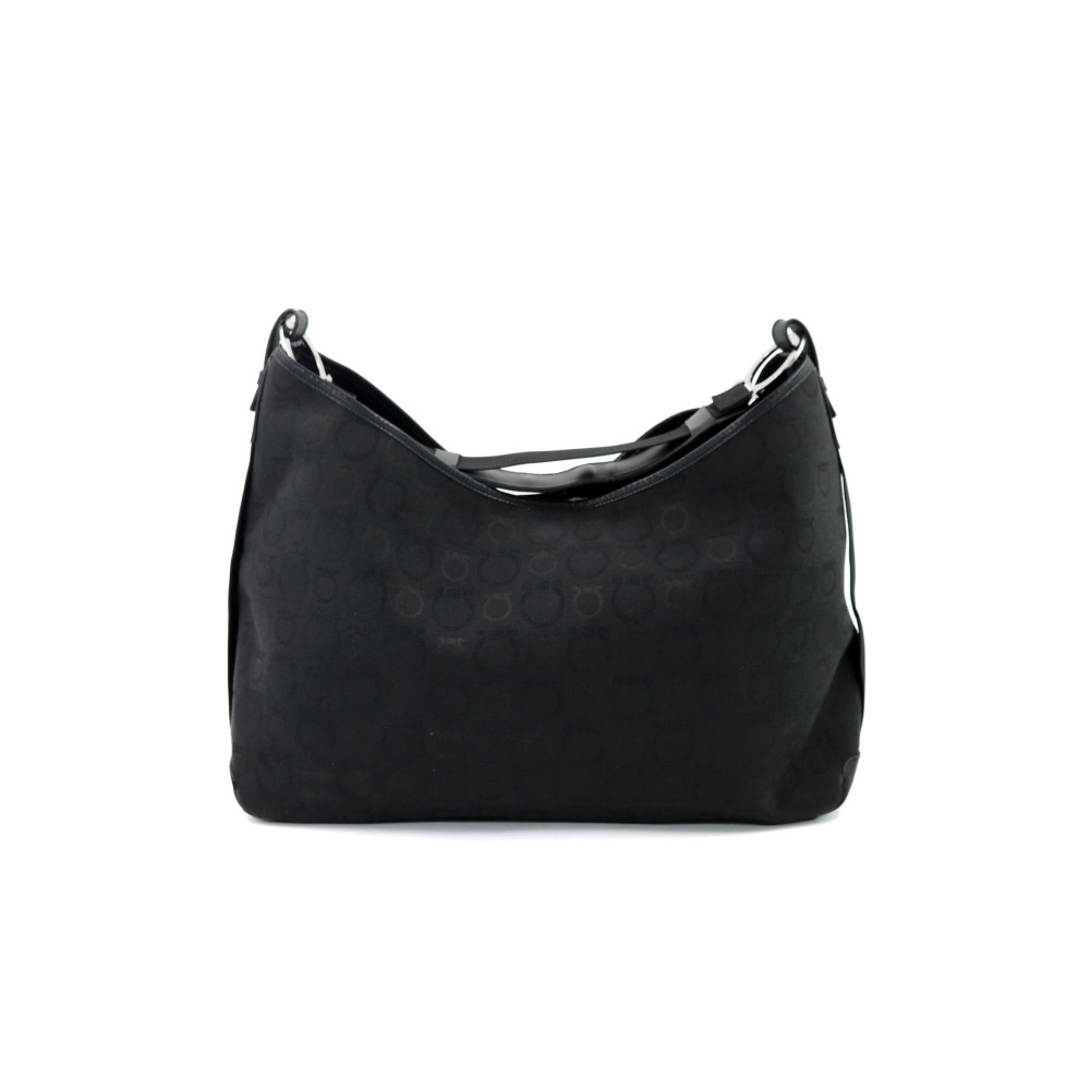 Ferragamo Hobo Tela Nera