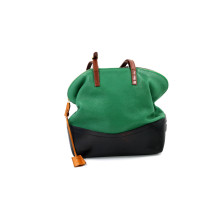 Fendi 2 Bag Pelle Verde e Nero