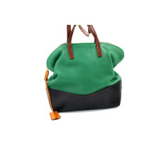 Fendi 2 Bag Pelle Verde e Nero