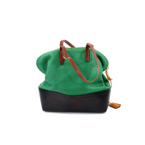 Fendi 2 Bag Pelle Verde e Nero