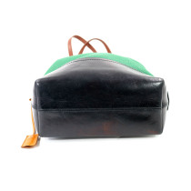 Fendi 2 Bag Pelle Verde e Nero