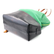 Fendi 2 Bag Pelle Verde e Nero