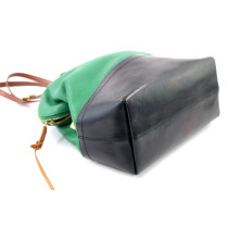 Fendi 2 Bag Pelle Verde e Nero