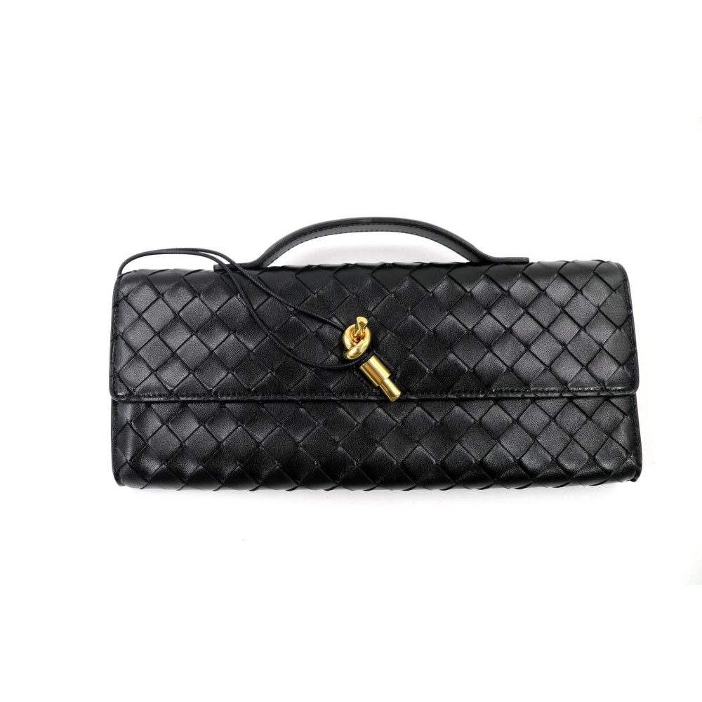 Bottega Veneta Andiamo Clutch Pelle Nera