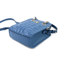 Gucci Tote Mini Vertical Pelle Azzurra