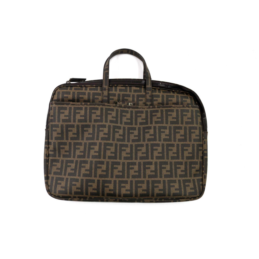 Fendi Portadocumenti Zucca Marrone