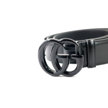 Gucci Cintura Marmont Pelle Nera