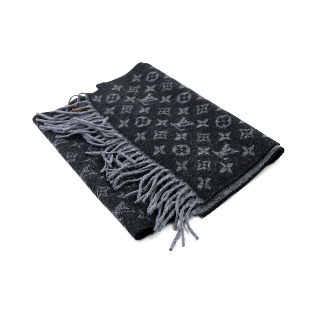 Louis Vuitton Sciarpa Lana Nera