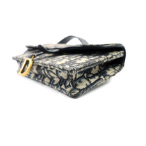 Dior Pochette Saddle Tela Blu