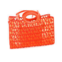 Valentino Shopping Tela Arancio
